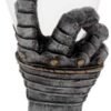 Mythology Collection~ Knights Toast Goblet 16.5cm Silver, Resin w/stainless steel insert, One Size