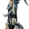 Magicun  Collection~Arcana The Shaman by Ruth Thompson Medicine Woman w/Grey Wolf & Falcon Statue
