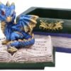 Nemesis Now U5014R0 Purple Dragonling Diaries Dragon Book Box, Polyresin, 11.3cm