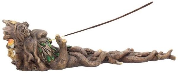 Magicun N.Giftware~Forest Spirit Incense Burner 14cm Brown