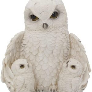 Animal Collection~ Feathered Family 21.5cm Figurine, Resin, White