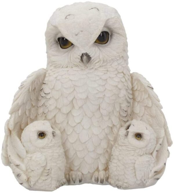 Animal Collection~ Feathered Family 21.5cm Figurine, Resin, White
