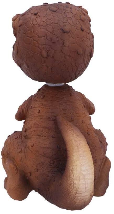 Animal Collection~ Bobosaurus Tyrannosaurus T-Rex Bobble Head Figurine, Polyresin, Brown, One Size