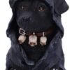 Dark Collection~Canine Cloaked Grim Reaper Dog Figurine, Polyresin, Black, 17cm