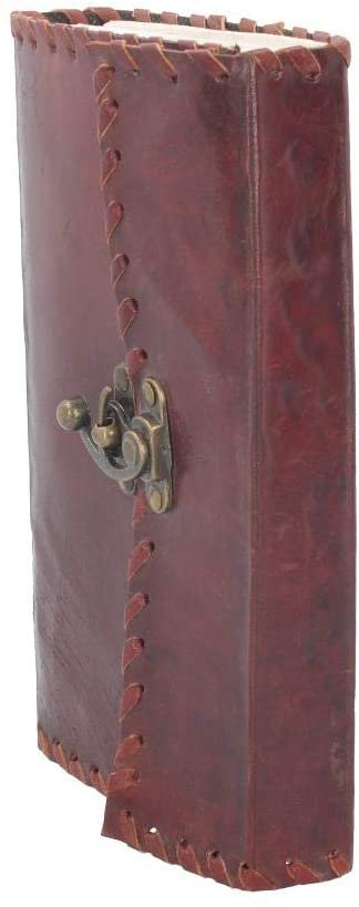 Magicun N.Giftware~Leather Journal with Lock 25cm Brown