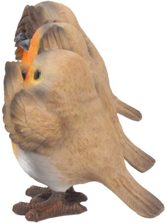 Animal Collection~ Three Wise Robins 8cm Figurine, Brown