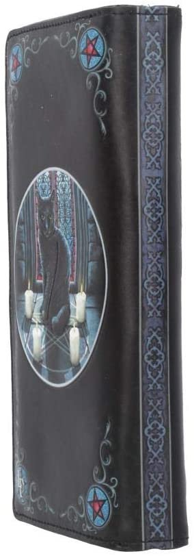 Magicun N.Giftware~Sacred Circle Lisa Parker Embossed Purse 19cm Black, PU, 18.5cm