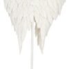 Light Collection~B0720C4 Angel Wings Figurine 26cm White, Resin