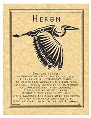Witchcraft~EPHERP Heron Prayer Poster