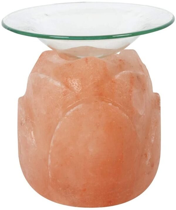 Himalayan Salt Lotus Oil Burner (One Size) (Pink)