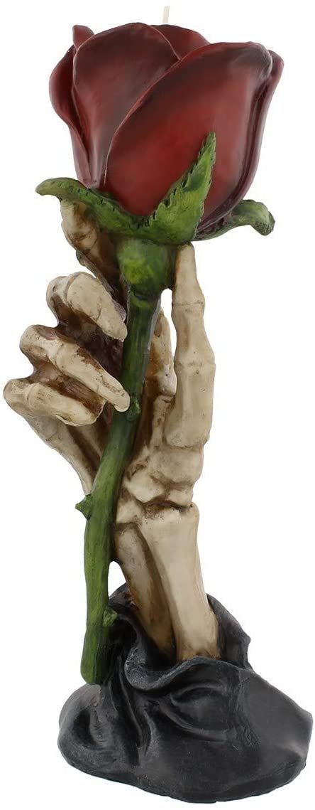 Dark Collection~Eternal Flame Tealight Holder 20.5cm Red, Resin