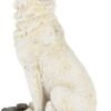Animal Collection~ H2521G6 Storms Cry Figurine 22cm White