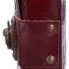 Mythology Collection~ Lockable Red Leather Medieval Embossed Journal, Paper, Burgundy, One Size