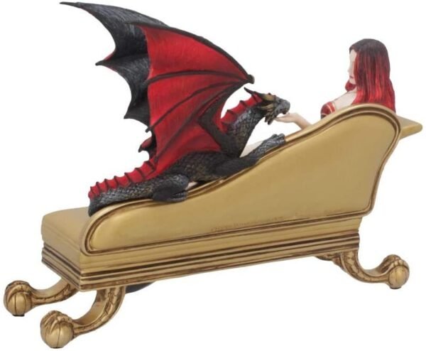 Artist Collections~ Dragon Companion James Ryman Figurine 25cm Gold, Resin, One Size