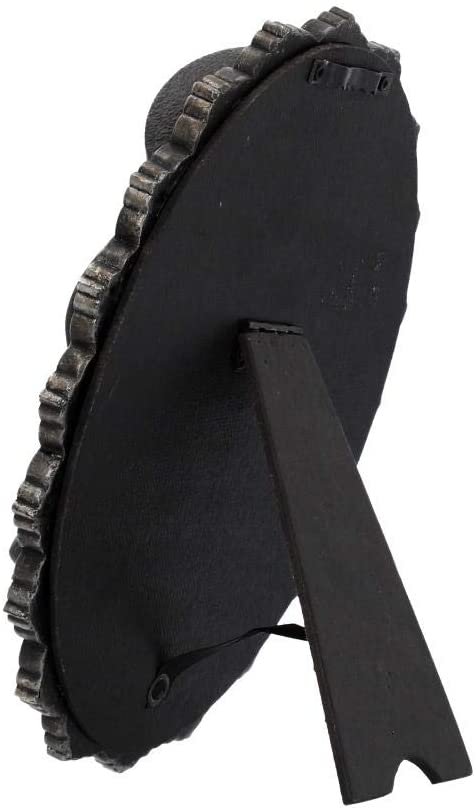 Dark Collection~Handsome Wall Plaque 24cm Grey, Polyresin, 22cm