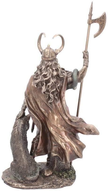 Mythology Collection~ Loki Norse Trickster God Figurine 38cm Bronze