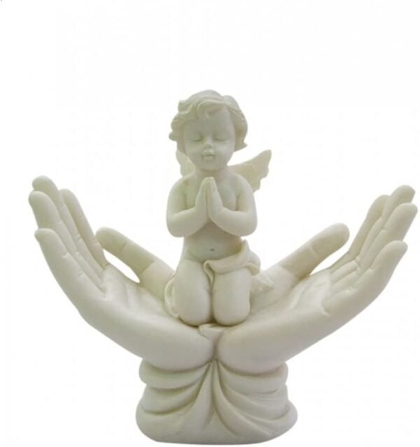 Magicun N.Giftware~Raised to Heaven Figurine 14cm White