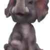 Animal Collection~ Bob Elly Grey Elephant Bobble Head Figurine, Polyresin, 11.5cm