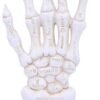 Wiccan Collection~U4942R0 Skeletal Palmistry Chriomancy Fortune Telling Skeleton Hand Figurine, Polyresin, White, 22.8cm