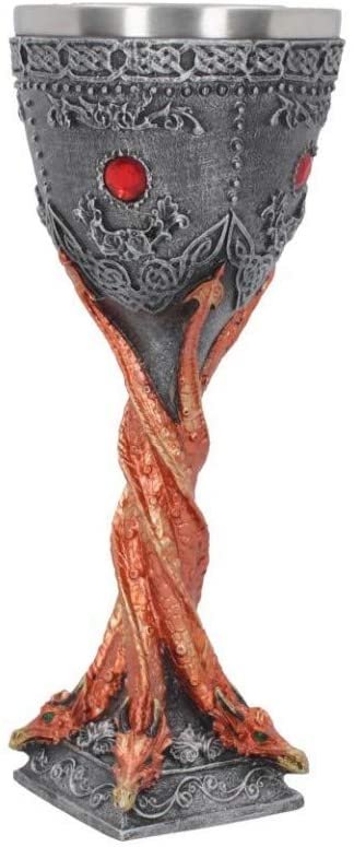 Fantasy Collection~ Dragons Weave Goblet Goblet 14cm Black