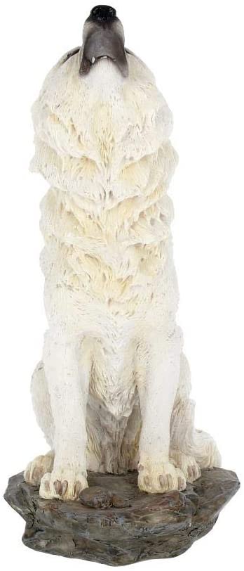 Animal Collection~ H2521G6 Storms Cry Figurine 22cm White