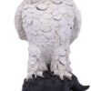 Wiccan Collection~Soren White Horned Owl Perched on a Witches Hat Figurine, 15.3cm