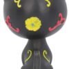 Animal Collection~ U4544N9 Bob De Los Muertos Cat Bobblehead 10.5cm Black, Resin