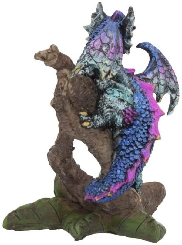 Fantasy Collection~ Wyrmlings Protector Dragon Figurine 10.5cm Blue, Resin, One Size