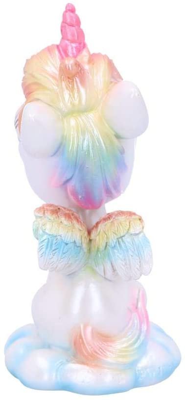 Fantasy Collection~ Horn Pegacorn Unicorn Bobble Head Figurine, White, 11cm