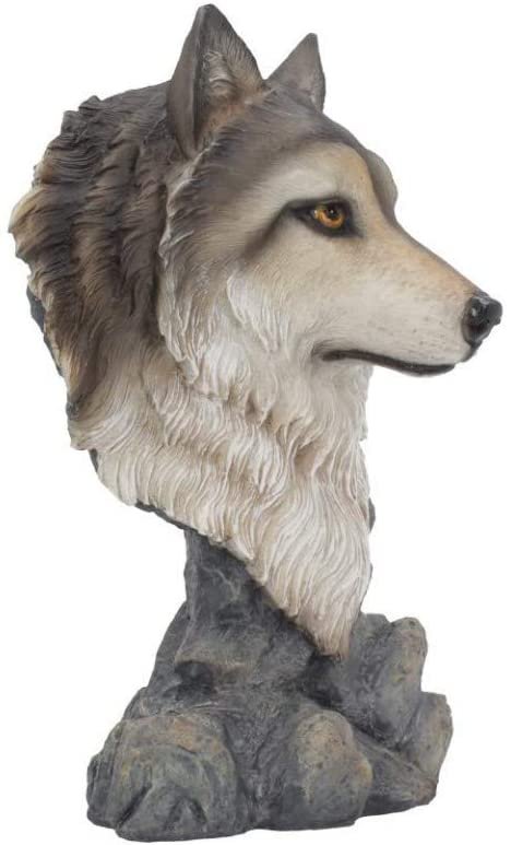 Animal Collection~ Spirit of Freedom Figurine, Resin, Grey, One Size