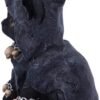 Dark Collection~Feline Cloaked Grim Reaper Cat Figurine, Polyresin, Black, 16cm