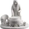 Magic  Collection~Ceridwen - Celtic Goddess of Knowledge with Cauldron Statue
