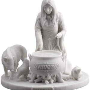 Magic  Collection~Ceridwen - Celtic Goddess of Knowledge with Cauldron Statue
