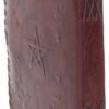 Wiccan Collection~Small Book of Shadow Leather Journal With Lock 27cm Brown