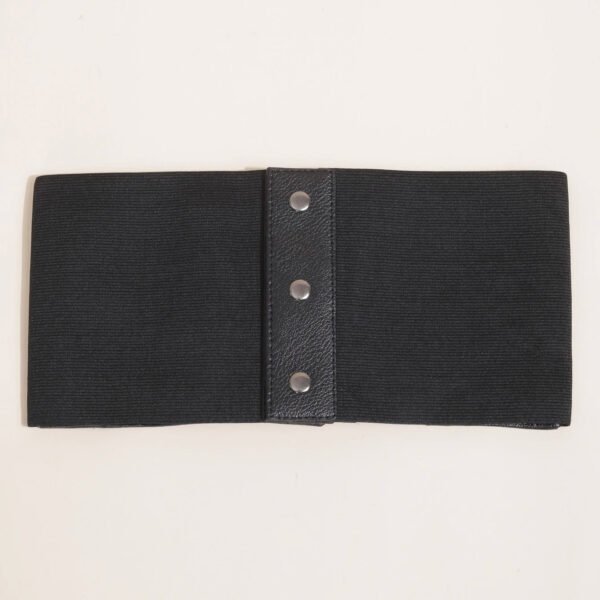 Retro four Buckles Fashion Raist Decorative Women's Wide Elastic Girdle Appear Slim Wear outside Waistband Corset For Ladies