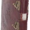 Wiccan Collection~Small Book of Shadow Leather Journal With Lock 27cm Brown