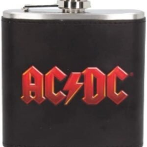 Band Merchandise~ ACDC Hip Flask 4cm Black