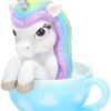 Nemesis Now B3327J7 Cutiecorn Figurine Unicorn in a Teacup Ornament, White, 14cm