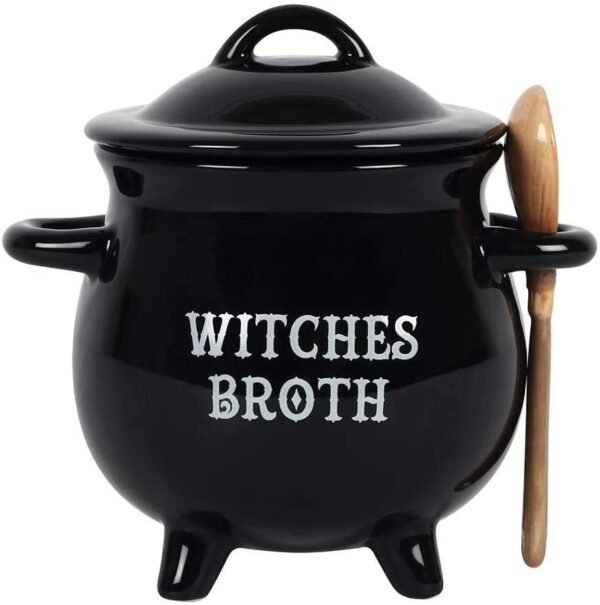 Spirit of Equinox Witches Broth Cauldron Soup Bowl