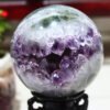 Authentic Uruguay stone Amethyst ball ornaments small Amethyst hole natural agate stone