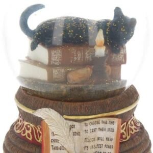 Artist Collections~ Witching Hour Lisa Parker Snowglobe 11cm Brown, Resin and Glass