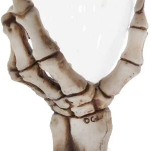 Dark Collection~D4221M8 Last Toast Goblet 16.5cm, Resin w/Stainless Steel