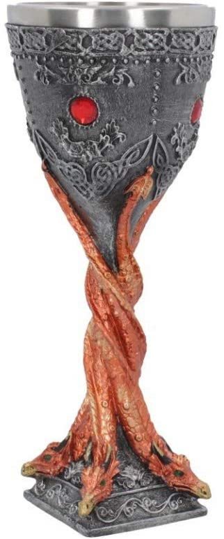 Fantasy Collection~ Dragons Weave Goblet Goblet 14cm Black