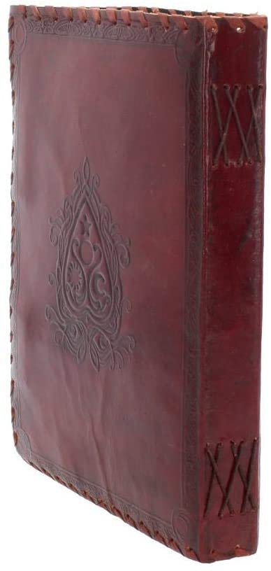 Magicun N.Giftware~Spirit Board Leather Journal with Lock 28cm Brown