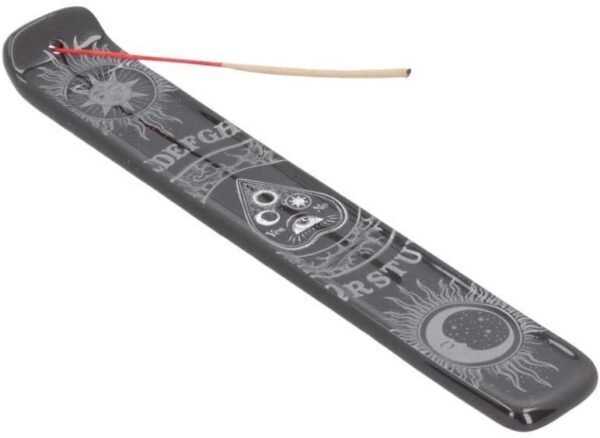 Wiccan Collection~U4574N9 Spirit Board Incense Holder 24.5cm, Black