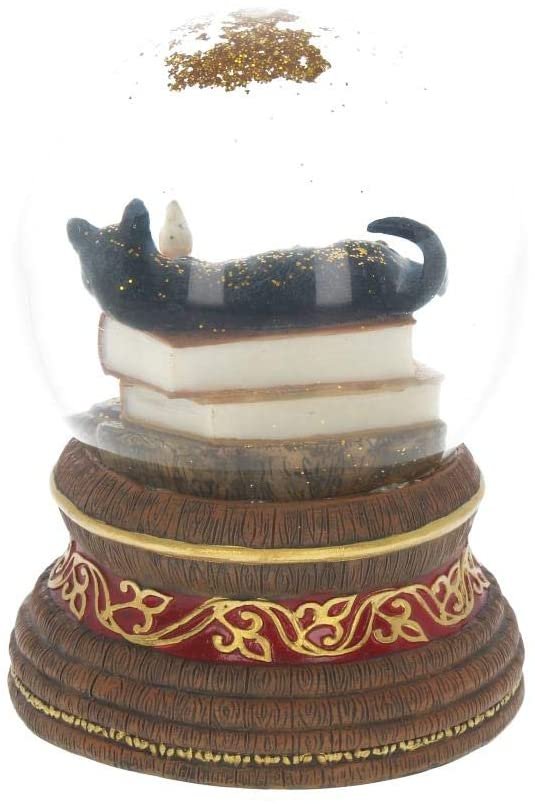 Magicun N.Giftware~Witching Hour Lisa Parker Snowglobe 11cm Brown, Resin and Glass