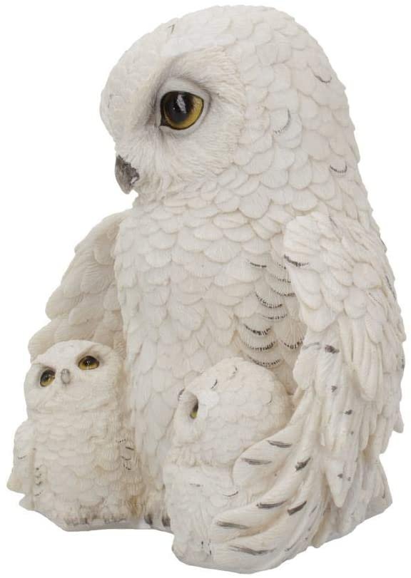 Animal Collection~ Feathered Family 21.5cm Figurine, Resin, White