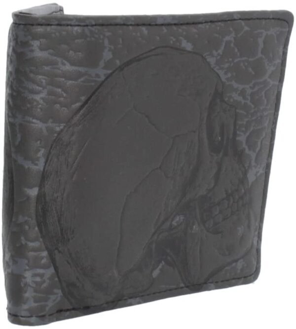 Dark Collection~C4265M8 Memento Mori Wallet 10cm Black, PU