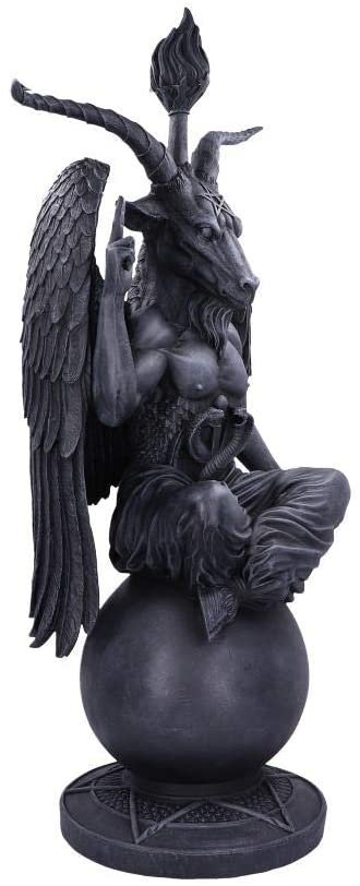 Magicun N.Giftware~Large Baphomet 90cm, Black, One Size