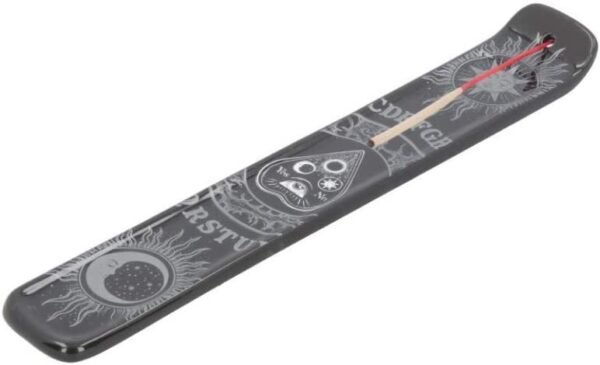 Wiccan Collection~U4574N9 Spirit Board Incense Holder 24.5cm, Black